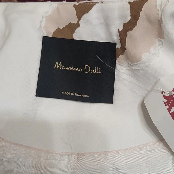 Massimo Dutti Trend Coat Cropped Jacket 6 NWT - Picture 6 of 9